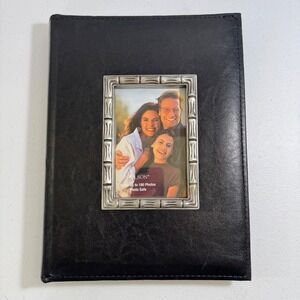 Holsen Black Leather Multi Layout Photo Album Holds‎ 180 4x6 Photos OLDSTOCK